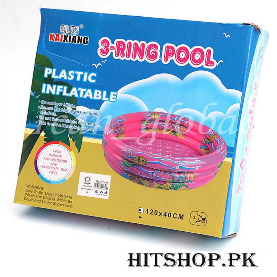 3 Ring Inflatable Soft Swimming Bathtub For Kids
